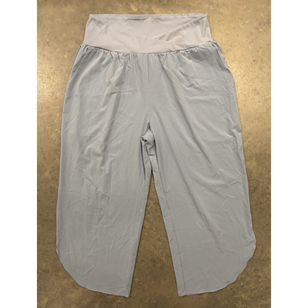 Halara Flowy Genie Ankle Pants High Waisted Womens XL Baby Blue